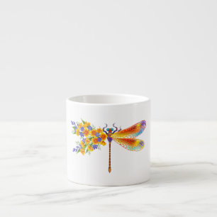 Xícara De Espresso Dragonfly Amarelo