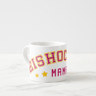 Xícara De Espresso Eishockey Mama, mãe alemã de hóquei