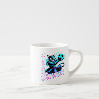 Xícara De Espresso  Electric Samurai Cat Mug - Perfect for Anime Fans