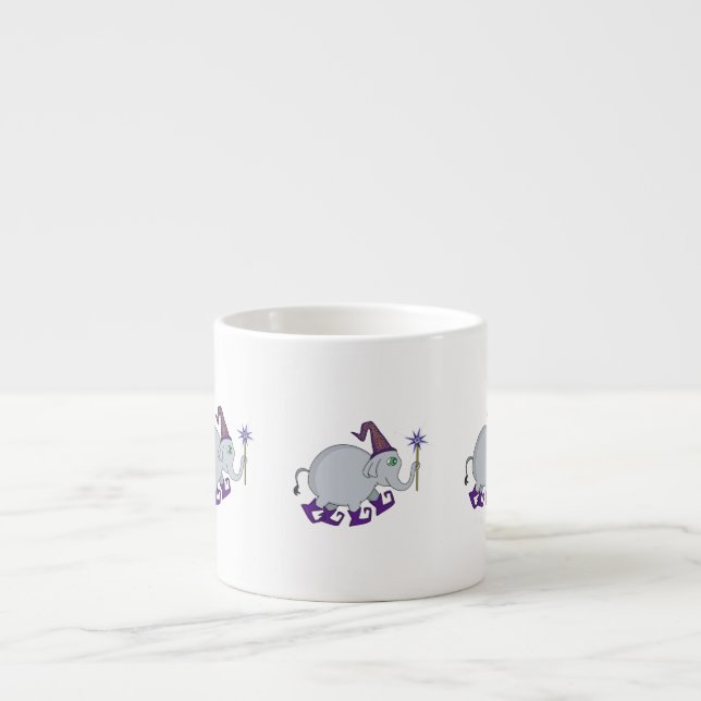 Xícara De Espresso Elefante Assistente (Frente)