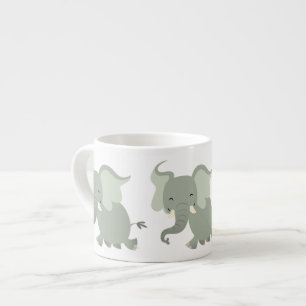 Xícara De Espresso Elefante Espresso Mug De Feliz Bonita