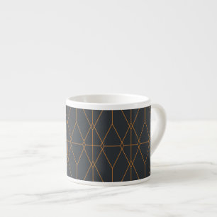 Xícara De Espresso Elegante, chic, simples, luxuosa arte de padrão d