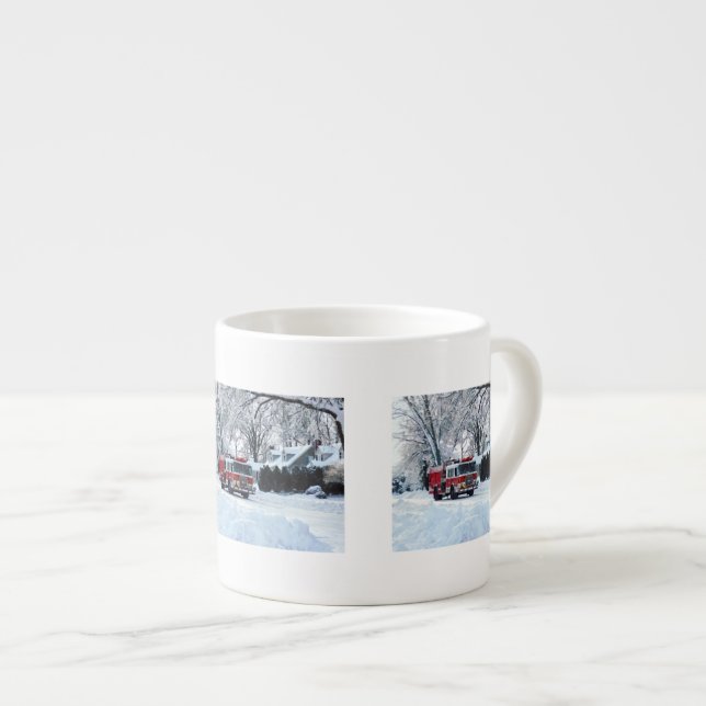 Xícara De Espresso Emergência de inverno (Frente Esquerda)