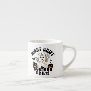 Xícara De Espresso Enfermeira de BOO BOO Ghost Halloween