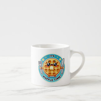 Xícara De Espresso Engraçado Waffle Mug com Design