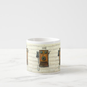 Xícara De Espresso escuta telefônica espresso