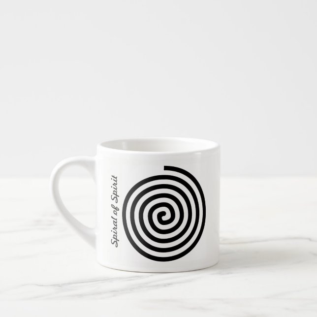 Xícara De Espresso Espiral do Espírito (Esquerda)