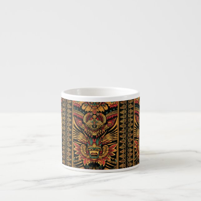 Xícara De Espresso Espírito Cultural "Sonho Asteca" Espresso Mug (Frente)