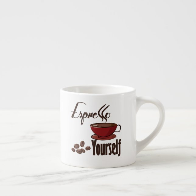 Xícara De Espresso Espresse-Se Café Pun Expresse-Se (Direita)