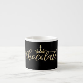 Xícara De Espresso Espresso/Chocolate Dourado/Mug Especializado