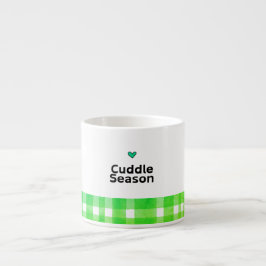 Xícara De Espresso Espresso Cuddle Season Mug em Verde