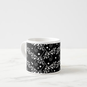 Xícara De Espresso Espresso Mug preto-branco