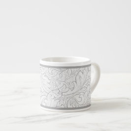 XÍCARA DE ESPRESSO ESPRESSO MUG : WILLIAM MORRIS : FLORAL BRANCO