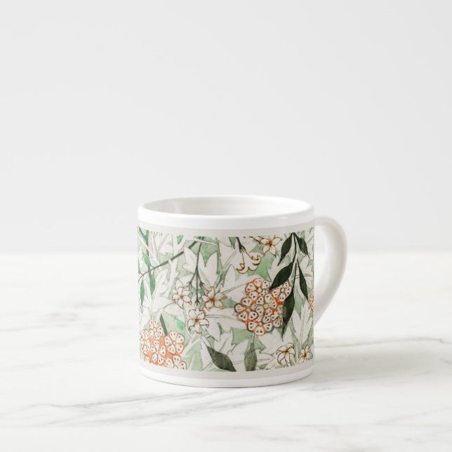 XÍCARA DE ESPRESSO ESPRESSO MUG : WILLIAM MORRIS : JASMINE (Frente Esquerda)