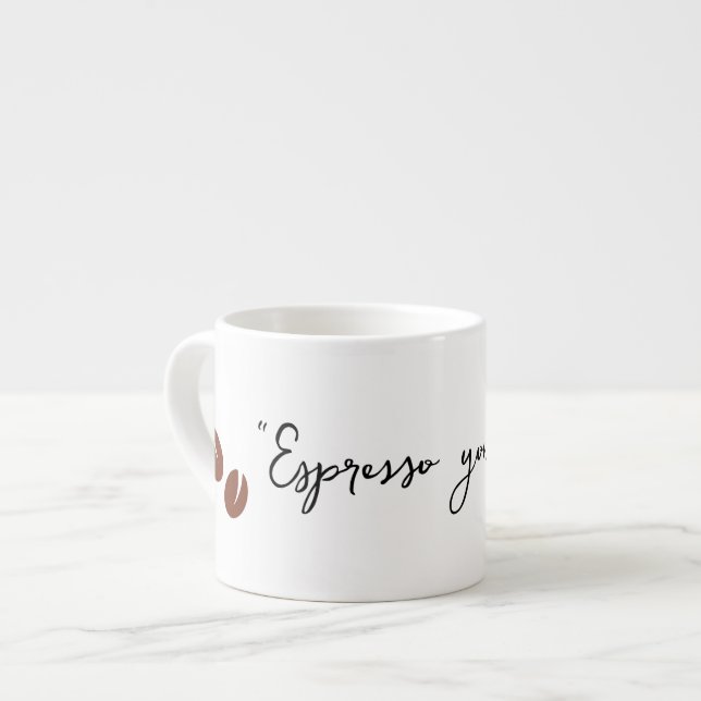 Xícara De Espresso "Espresso-se" (Frente Esquerda)