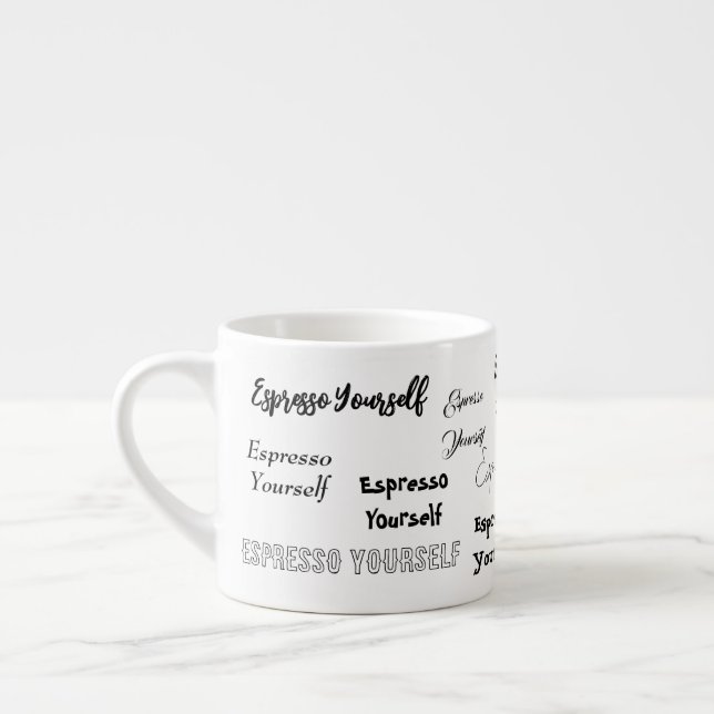 Xícara De Espresso Espresso - Você Mesmo Mug (Esquerda)