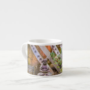 Xícara De Espresso estátuas de Buda no templo Senko-ji