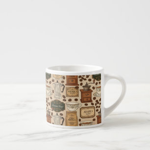 Xícara De Espresso Estilo de café inverso do café