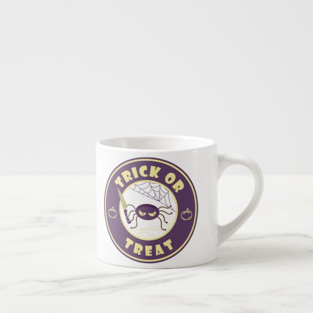 Xícara De Espresso Estilo Starbucks para a aranha do halloween (Direita)