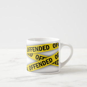 Xícara De Espresso Estou ofendido que a fita policial não atravesse