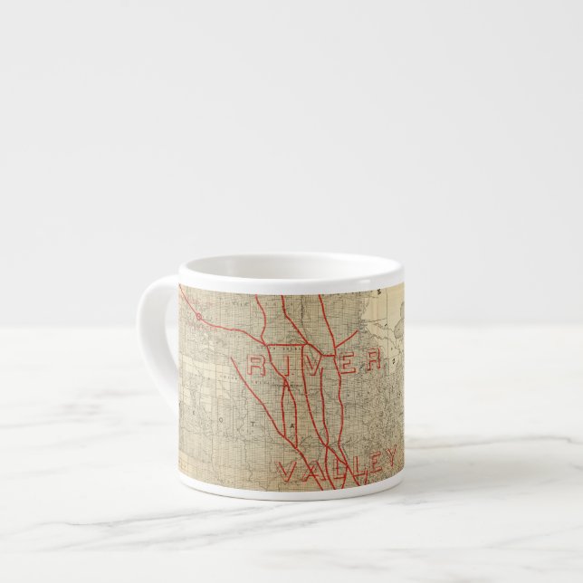 Xícara De Espresso Estrada de ferro de St Paul, de Minneapolis e de (Frente Esquerda)