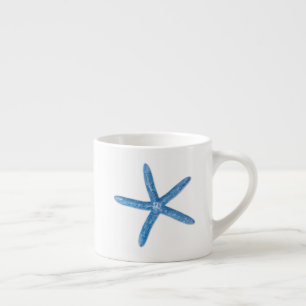 Xícara De Espresso Estrela do mar azul