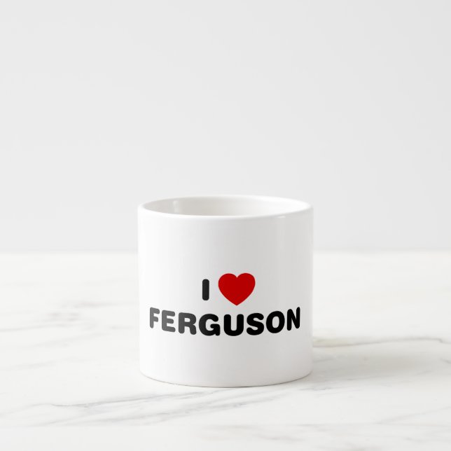 Xícara De Espresso Eu amo Ferguson Missouri (Frente)
