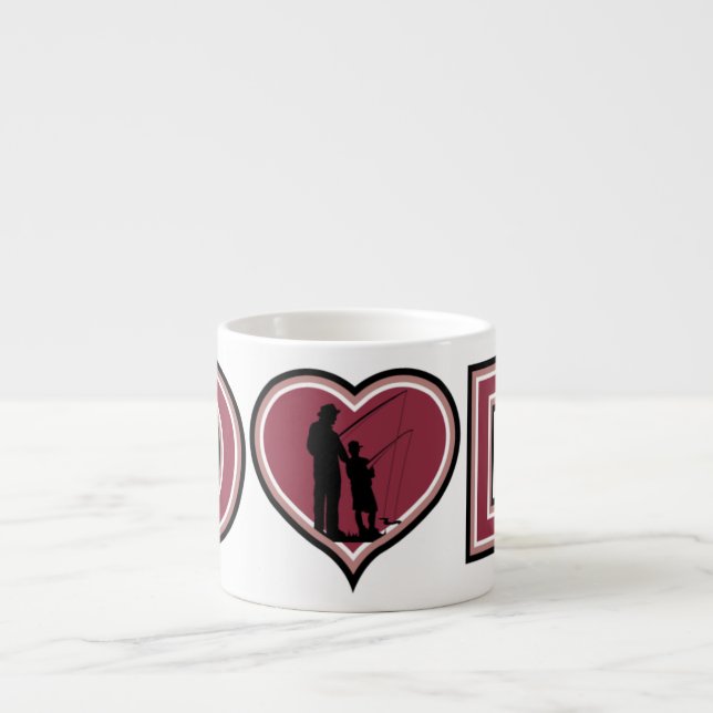 Xícara De Espresso Eu Amo Papai - (Frente)