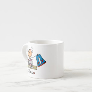 Xícara De Espresso Eu Costuro
