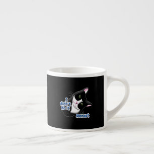 Xícara De Espresso Eu não fiz isso Cat