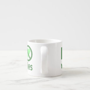 Xícara De Espresso Eu Odeio Legumes Sem Amor
