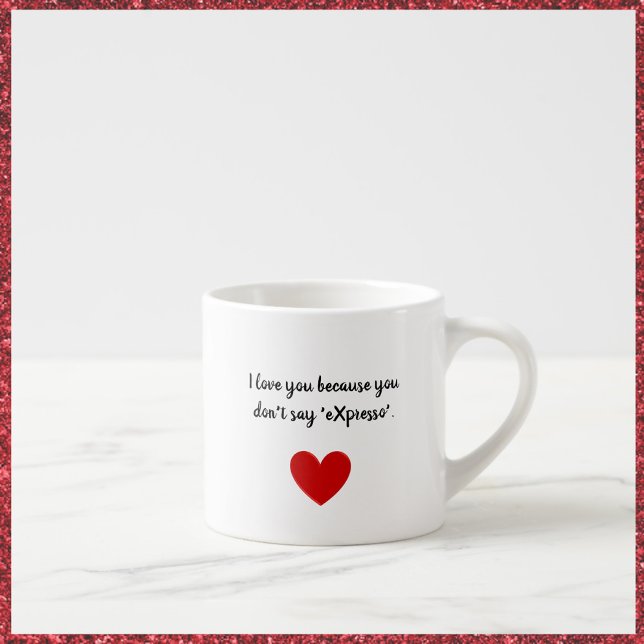 Xícara De Espresso Eu Te Amo Especialmente (Bookmark my store! https://www.zazzle.com/store/capricepetit)