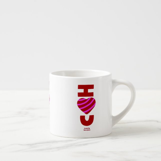 Xícara De Espresso Eu Te Amo Espresso Mug (Direita)