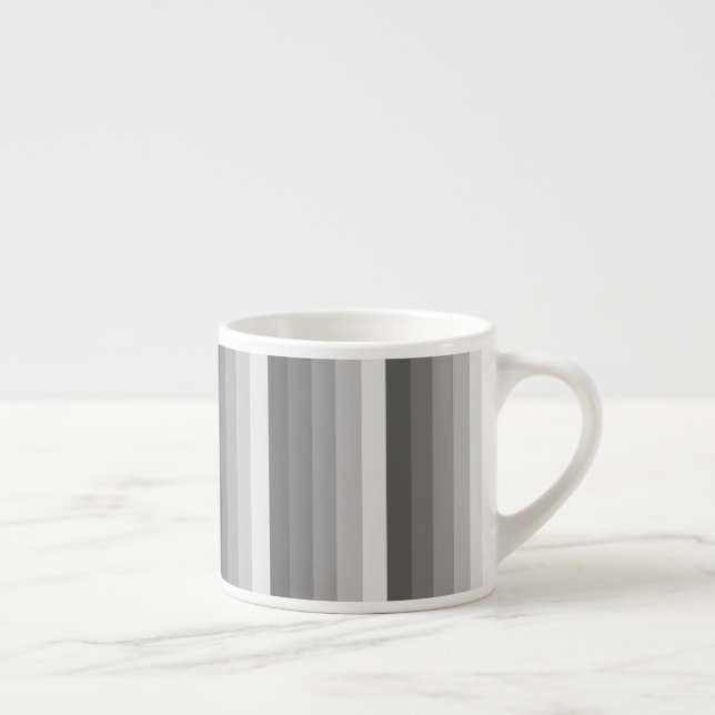 Xícara De Espresso faixas de sombra cinza (Direita)