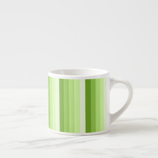 Xícara De Espresso faixas de sombra do verde limão (Direita)