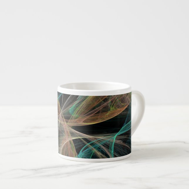 Xícara De Espresso Fantasia Espacial (Frente Esquerda)