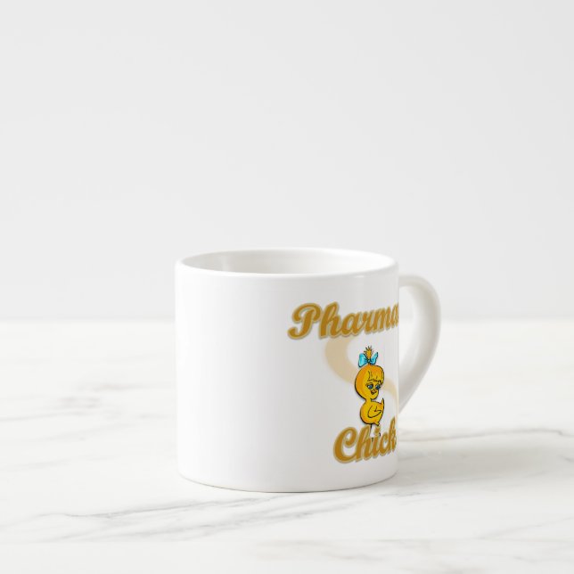 Xícara De Espresso Farmácia Pintinho (Frente Esquerda)