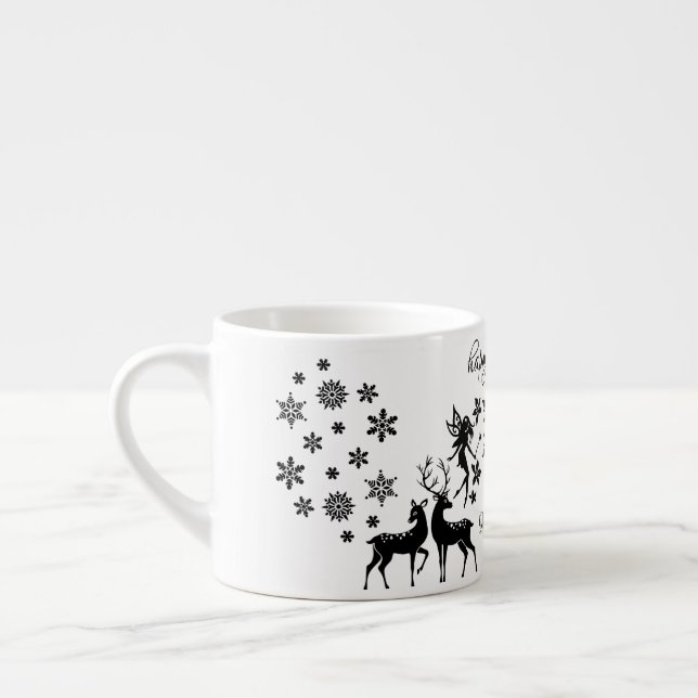 Xícara De Espresso feliz ano novo (Esquerda)