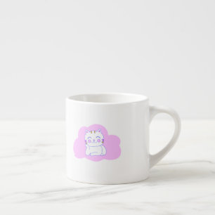 Xícara De Espresso Feliz Gato Espresso Mug