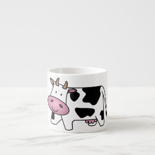 Xícara De Espresso Feliz Vaca