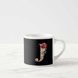 Xícara De Espresso Férias de inverno iniciaisletra J