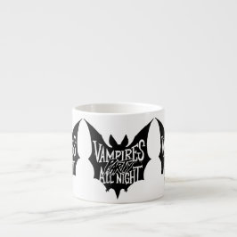 Xícara De Espresso Festa Noturna: Festa de Halloween do Vampiro