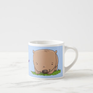 Xícara De Espresso Figura de desenho animado de um bebê fofo