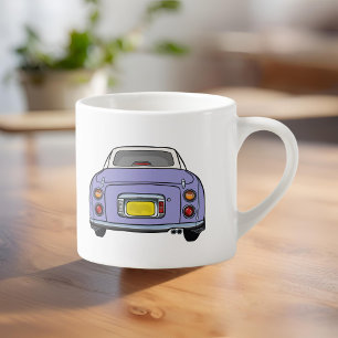 Xícara De Espresso Figuras Lilac Figaro Car Espresso Cup