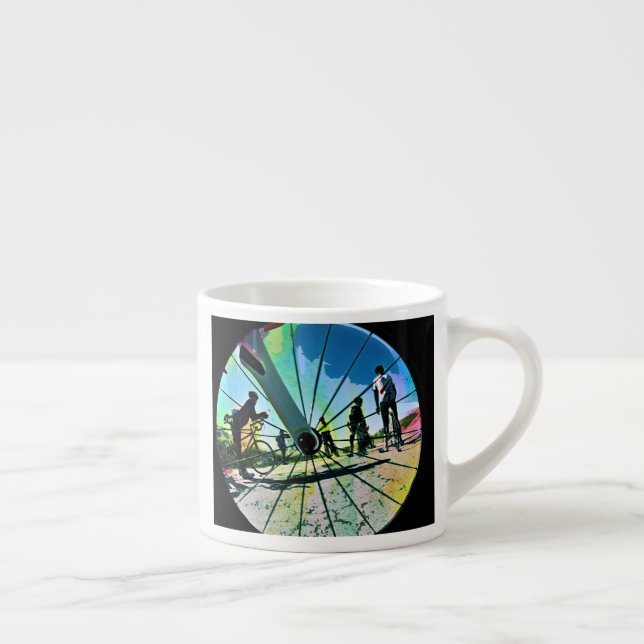 Xícara De Espresso Fikeshot através da roda (Direita)