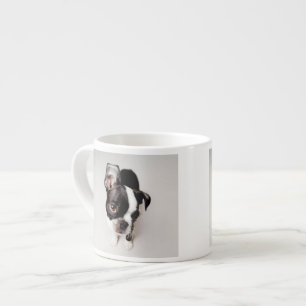 Xícara De Espresso Filhote de cachorro de Edison Boston Terrier