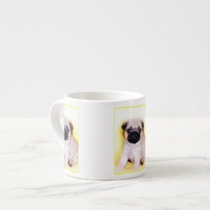 Xícara De Espresso Filhote de cachorro do Pug