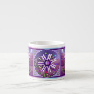 Xícara De Espresso Flor no deserto