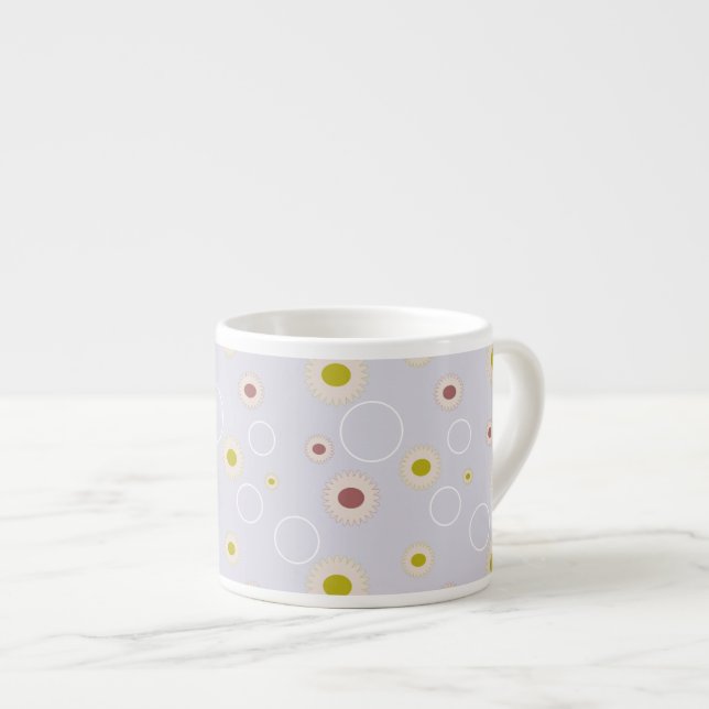 Xícara De Espresso Flores (Frente Esquerda)
