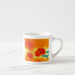Xícara De Espresso ...flores de zarathustra...arte por Jutta Gabriel.